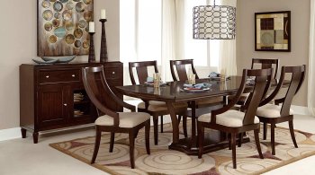 Aubriella Dining Table 5115-92 by Homelegance w/Options [HEDS-5115-92 Aubriella]