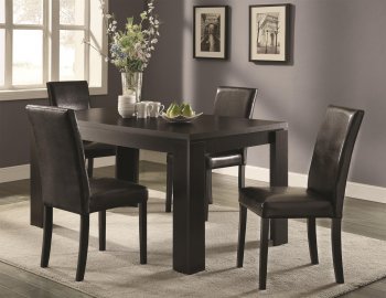 104871 Knoxville 5Pc Dining Set in Cappuccino by Coaster [CRDS-104871 Knoxville]