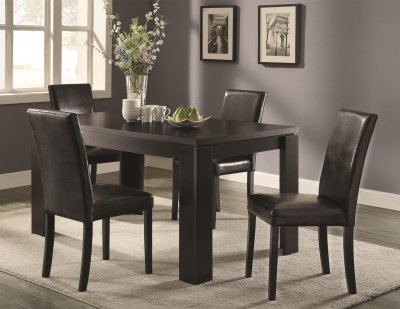 104871 Knoxville 5Pc Dining Set in Cappuccino by Coaster