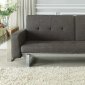 Crispin Lounger Sofa 4827FA in Dark Grey Fabric by Homelegance