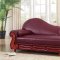 Bella 632 Sofa in Burgundy Bonded Leather w/Optional Items