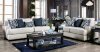 Germaine Sofa SM1282 in Ivory Chenille Fabric w/Options