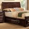 B2750 Bedroom in Cherry w/6 Drawer Bed & Optional Casegoods