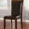 Meagan I 7Pc Dining Room Set CM3152RT in Brown Cherry