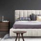 Essence Upholstered Modern Bed in Gray by Rossetto w/Options