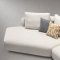 HF5510 Sofa in Off-White Fabric by J&M