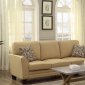 Adair Sofa 8413YW in Yellow Fabric by Homelegance w/Options