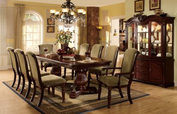 CM3561T Majesta II Dining Table in Dark Cherry w/Optional Items [FADS-CM3561T Majesta II]