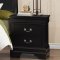 Louis Phillipe Bedroom Set 5Pc in Black by Lifestyle w/Options