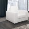 U801 Sofa & Loveseat Set in White PVC by Global w/Options