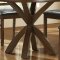 Cherry Finish Transitional Style Dinette w/"X" Motifs