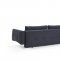 Recast Sofa Bed in Nist Blue Fabric w/Arms by Innovation