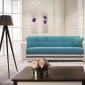 Milano Sofa Bed in Blue Fabric by Casamode w/Options