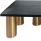 Piper Coffee Table 242 in Black & Gold by Meridian w/Options