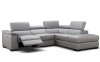 Perla Sectional Sofa in Premium Leather by J&M