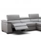 Perla Sectional Sofa in Premium Leather by J&M