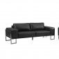 U808 Sofa & Loveseat Set in Charcoal by Global w/Options