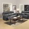 Domino Motion Sofa & Loveseat Set in Carbon by Klaussner