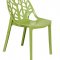 Cornelia Set of 4 Dining Chairs C18SG in Green by LeisureMod