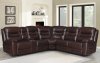 Destin Power Sectional Sofa 603320PP in Brown by Coaster