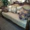 Rita Cherry Traditional Sofa in Fabric w/Optional Items