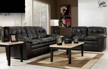 Java Durablend Contemporary Sofa & Loveseat Set by Ashley Design [PNS-U123 Jordan]