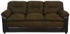 Java Fabric and Bicast Modern Loveseat & Sofa Set w/Options