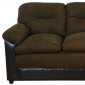 Java Fabric and Bicast Modern Loveseat & Sofa Set w/Options