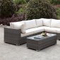 Somani CM-OS2128-5 Outdoor Sectional Sofa & Coffee Table Set