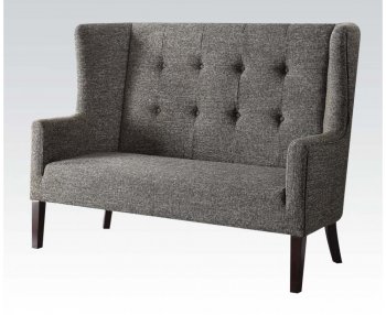 Paloma 57257 Settee in Gray Fabric by Acme [AMS-57257-Paloma]