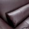 445 Motion Sectional Sofa Brown Leather by ESF w/Power Recliner