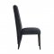 D12DC Dining Chair Set of 4 in Black Velvet by Global