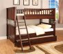 CM-BK001T Radcliff Twin/Twin Bunk Bed in Cherry