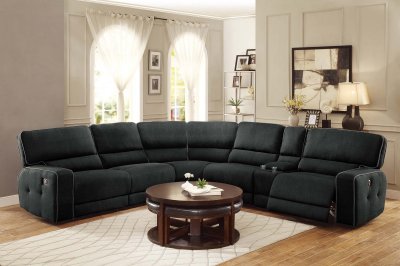 Keamey Motion Sectional Sofa 8336-6LRRR by Homelegance