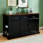 Izabella Server CM-AC522BK in Black & Oak