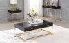 Adiel Coffee Table 3Pc Set 82345 in Black & Gold by Acme