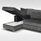 Verso Mini Sectional Sofa in Gray by Skyler Design