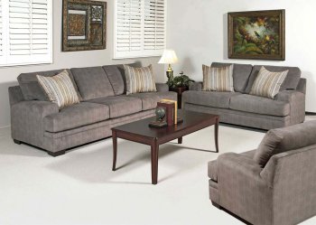 51005 Claude Sofa in Smoothie Grey Fabric by Acme w/Options [AMS-51005 Claude]