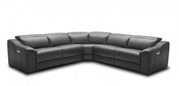 Nova Power Motion Sectional Sofa in Dark Grey by J&M [JMSS-Nova Dark Grey]