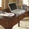 Leyton I 2pc Office Desk Set 326-HO in Tobacco Finish by Liberty