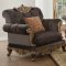 Orianne Sofa 53795 in Chocolate Fabric by Acme w/Options