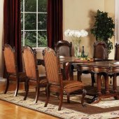 60030 Remington Dining Table by Acme in Brown Cherry