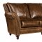 Butler Sofa & Loveseat Set in Brown Leather Italia w/Options