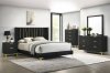 Kendall Bedroom Set 5Pc 301161 in Black by Coaster