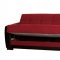 Merid Sofa Bed in Burgundy Microfiber by Rain w/Optional Items