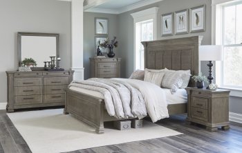 LaFollette Bedroom 1506 in Brown-Gray by Homelegance w/Options [HEBS-1506-Lafollette]