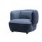 HF5553 Chair in Blue Fabric by J&M