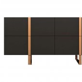 Viceroy Dresser in Black Matte Lacquer by Casabianca