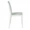 Weave Set of 4 Indoor/Outdoor Chairs MC19W in White - LeisureMod