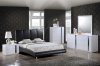 8272-Jody Bedroom by Global w/Black Upholstered Bed & Options